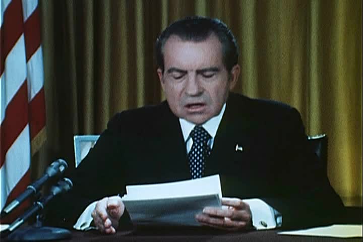 TM175 Nixon Defends Watergate