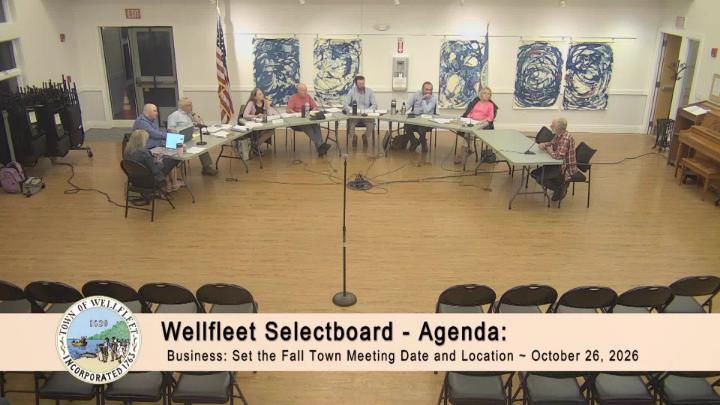 Thumbnail image for Wellfleet Selectboard - 7-21-2026